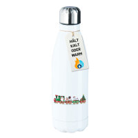 Trinkflasche Weihnachtszug Weihnachten 500ml Edelstahl...