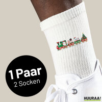 Unisex Socken Weihnachtszug Weihnachten Baumwolle