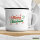 Emaille Tasse Merry Christmas Grün Rot 300ml Vintage Emaille Becher
