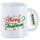 Kaffeetasse Merry Christmas Grün Rot 330ml