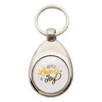 Schlüsselanhänger Love & Joy Schriftzug