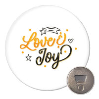 Magnet Love &amp; Joy Schriftzug 59mm...