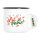 Emaille Tasse Let it Snow Schriftzug 300ml Vintage