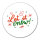 Aufkleber Let it Snow Schriftzug 10cm Sticker