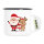 Emaille Tasse Weihnachtsmann Rudolph und Schneemann 300ml Vintage Emaille Becher