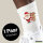 Socken Weihnachtsmann Rudolph und Schneemann Größe 37/46 White Motiv Tennissocken