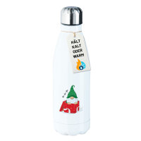 Trinkflasche Ho Ho Ho Wichtel Weihnachtsgeschenk 500ml...