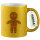 Glitzertasse Lebkuchenmann Lebkuchenfigur 330ml