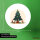 Aufkleber Weihnachtsbaum Tannenbaum 10cm Sticker