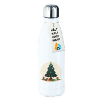 Trinkflasche Weihnachtsbaum Tannenbaum 500ml Edelstahl...