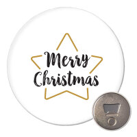 Magnet Weihnachtsstern Merry Christmas 59mm...