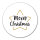 Aufkleber Weihnachtsstern Merry Christmas 10cm Sticker