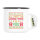 Emaille Tasse Ugly Christmas All I want is you 300ml Vintage Emaille Becher