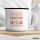 Emaille Tasse Ugly Christmas All I want is you 300ml Vintage Emaille Becher