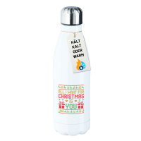 Trinkflasche Ugly Christmas All I want is you 500ml...