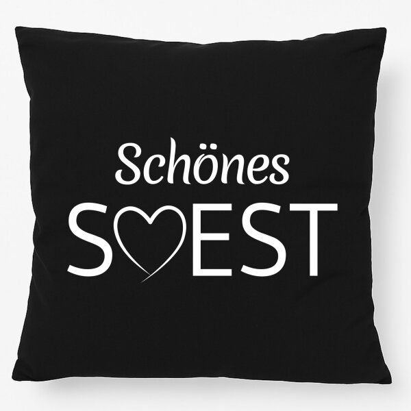 Kissen Schönes Soest Schriftzug 40x40cm