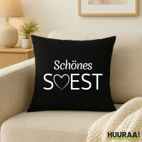Kissen Schönes Soest Schriftzug 40x40cm