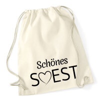 Turnbeutel Schönes Soest Schriftzug 12 Liter