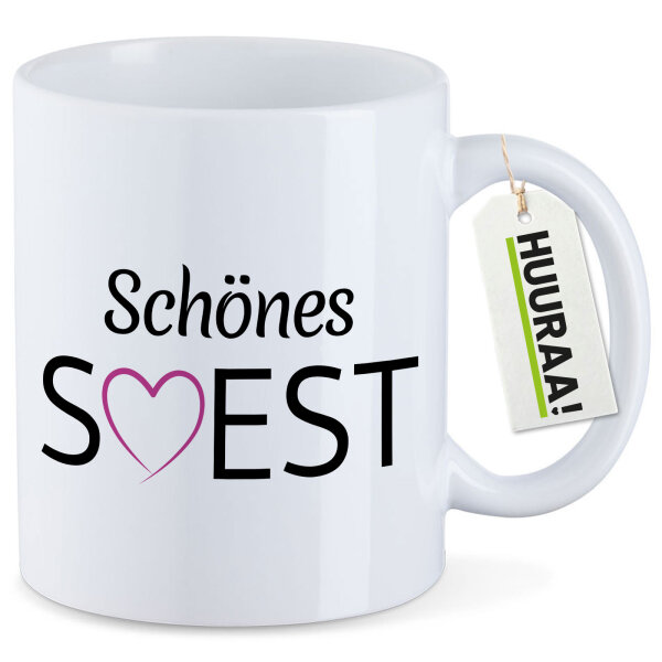 Kaffeetasse Schönes Soest Schriftzug 330ml