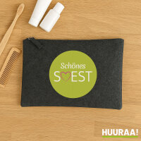 Kulturbeutel Schönes Soest bunt 1 Liter Filz...