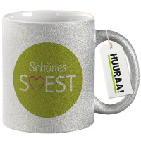 Glitzertasse Schönes Soest bunt 330ml