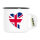 Emaille Tasse England Flagge Herz 300ml Vintage