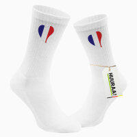 Socken Frankreich Flagge Herz Größe 37/46...