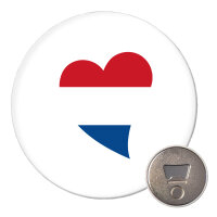 Magnet Niederlande Flagge Herz 59mm...