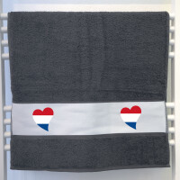 Handtuch Niederlande Flagge Herz 50x100cm