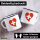 Emaille Tasse Schweiz Flagge Herz 300ml Vintage