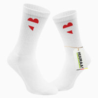 Unisex Socken Österreich Flagge Herz Baumwolle