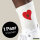 Socken Marokko Flagge Herz Größe 37/46 White Motiv Tennissocken
