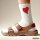 Unisex Socken Marokko Flagge Herz Baumwolle