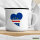 Emaille Tasse Kap Verde Flagge Herz 300ml Vintage