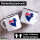 Emaille Tasse Australien Flagge Herz 300ml Vintage