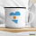 Emaille Tasse Argentinien Flagge Herz 300ml Vintage Emaille Becher