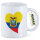 Kaffeetasse Ecuador Flagge Herz 330ml