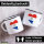 Emaille Tasse Paraguay Flagge Herz 300ml Vintage
