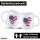 Kaffeetasse USA Flagge Herz 330ml