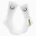 Unisex Socken Mexiko Flagge Herz Baumwolle