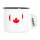 Emaille Tasse Kanada Flagge Herz 300ml Vintage