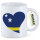 Kaffeetasse Curacao Flagge Herz 330ml