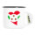 Emaille Tasse Burundi Flagge Herz 300ml Vintage