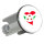 Waschbeckenstöpsel Burundi Flagge Herz 4cm Abflussstopfen