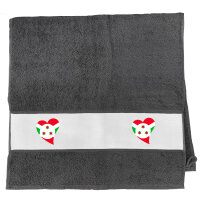 Handtuch Burundi Flagge Herz 50x100cm