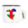 Emaille Tasse Zentralafrikanische Republik Flagge Herz 300ml Vintage