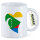 Kaffeetasse Komoren Flagge Herz 330ml