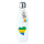 Edelstahl-Trinkflasche Gabun Flagge Herz 500ml Wasserflasche