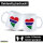 Kaffeetasse Gambia Flagge Herz 330ml