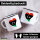Emaille Tasse Libyen Flagge Herz 300ml Vintage Emaille Becher